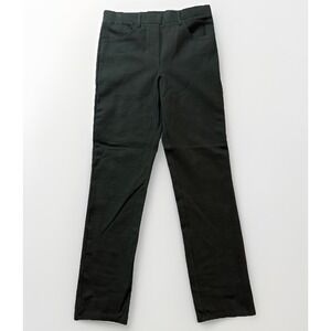 Quince Ultra-Stretch Ponte Straight Leg 4-Pocket Pants Sz‎ PS Petite Olive Green